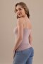 Women's Thin String Strap Cotton Basic Undershirt Powder - 3