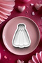 Valentine's Day Wedding Dress - Cookie Mold, Cutter Dough Shaper