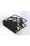 Cat Patterned Napkin Holder Tableware Kitchen Napkin Holder Black - 5