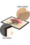 طاولة MDF مزخرفة بمظهر إطاري من HOME - 2