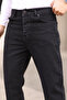 Siyah Smoke Erkek Baggy Fit Jeans Kot Pantolon TMNAW24JE00027 - 4