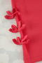 Pomegranate Flower Plain Knitted T-Shirt Tkdss25Ts00048 - 3