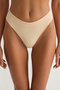 Siyah-Ten 2'li Paket Seamless/Dikişsiz Tanga Örme Külot THMSS25KU00012 - 3