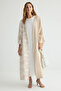 Stone Lace Detailed Woven Cap & Robe Tctss25Kf00001 - 7