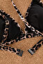 Leopar Desenli Üçgen Kaplı Bikini Üstü TBESS20BU0268 - 9