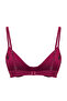 Mürdüm Drapeli Balconette Kaplı Bikini Üstü TBESS25BU00000 - 8