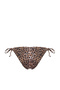 Leopar Desenli Brazilian Düşük Bel Bikini Altı TBESS23BA00052 - 7