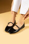 Daily Women's Ballerinas with Ankle Buckle - 3