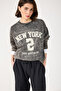 Pale Effect Printed Oversize Sweatshirt - 2