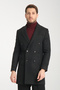Slim Fit Men's Thick Double Breasted Coat-Coat - 2