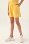 Straight Yellow Girl's Shorts - 2