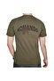 Wolftrap Commando Letter Short Sleeve Printed Tactical T-Shirt Khaki
