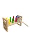 Tak Tak Tak Natural Wooden Baby Game Tak Tak Tak Hammer Game Natural Wooden 12 Months - 2