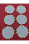 My Sun Model 6 Pieces Etamin Processable Linen Linen Sand Gold Brown Cocktail Presentation Servette - 4