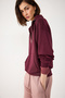 Sweatshirt with Half Zipper Modal - 2