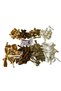 Balloon Set Caramel-Chrome Gold-Milky Brown-Pastel White Set of 60 Balloon Chain - 4