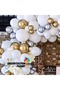 Balloon Set Chrome Silver-Chrome Gold-Pastel White Set of 100 Balloon Chain - 5
