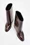 Ellas Burgundy Skin Women's Thick Heeled Boots - 2