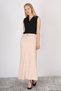 Apsen Women's Beige Belt Detailed High Waist Segmented Hijab Skirt 1964-95 - 2