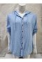 Muslin Cotton Long Sleeve, Soft Hooded Men's Shirt - 5