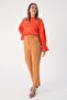 Mustard Cuff Slit Trousers