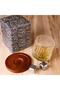 360 with Bamboo Cup Base °   Spinning Whiskey Glass and Steel Ice Cubes Set - 5