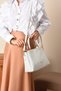 Women's Hand and Shoulder Bag with Zippered Compartments - 3