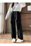 Stretchy and Comfortable Black Baggy Cut Sweatpants - Shah Modaddd - 3