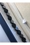 Men's Natural Stone Bracelet - Black Hematite Stone Macrame Knitted Men's Bracelet • in a Lighted Box - 2