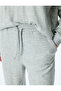 Viscose Fabric Tie Waist Pocket Jogger Sweatpants - 5