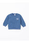 Lcw Baby Crew Neck Striped Baby Boy Sweatshirt and Sweatpants Bottom 2Pcs - 2