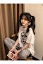 Mi̇ngalondon Cow Pattern Oversize Unisex T-Shirt - 3