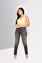Women D-Olliest Slim Fit Wash Stretchable Denim, Grey - 2