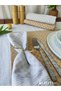 40X60Cm Cream Yellow Checkerboard Pattern Kitchen Tableware Napkin - Stylish Design, Premium Look - 4