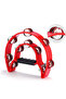 Tf-26Rd Double Row 10 Bells Red Tambourine Tambourine (with Hand Grip Parts) - 5
