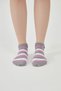 Ten / 10 Pairs of 5 Colors Striped Colorful Women's Booties Socks - 2