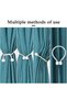 2Pcs Magnetic Curtain Clips Interior Decoration Square Model Curtain Collector Buckle Curtain Holder Accessory