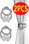 Magnetic Curtain Holder Clips Interior Decoration Pearl Balls Buckles 2 Pieces Curtain Gathering Device - 2