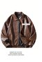 Men's New Season Oversize Leather Jacket