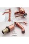 Bathroom Sink Faucet Rose Color Stone Model 7 Years Warranty Imported - 5