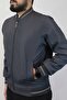 Men's Classic Collarless Seasonal Spring Bondit Gray Coat - 3