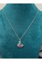 Swan Series Purple Feather Zircon Stone Women's Gold Color Premium Steel Necklace - 3