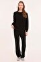 W-Gıove C Neck Swt 4Pr Black Women's Sweatshirt - 3