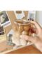 350 ml Grape Bubble Glass Cup for Latte, Soft Drink Glass Dowry List 6 Pieces - 2431 - 4