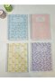 A5 Spiral School Notebook 80 Sheets Set of 4 Plaids Cardboard Cover - 7