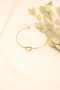 Gold Color Women's Gold Knot Detail Adjustable Handcuff Bracelet - 3