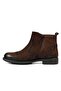 102-016740-M 100% Genuine Leather Men's Boots BROWN - 2