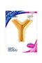 Y - Letter Foil Balloon Gold (100 cm)