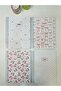 A5 Spiral School Notebook 80 Sheets Set of 4 with Checked Cardboard Cover - 2