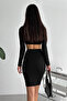 Women's Black Pencil Skirt - 6